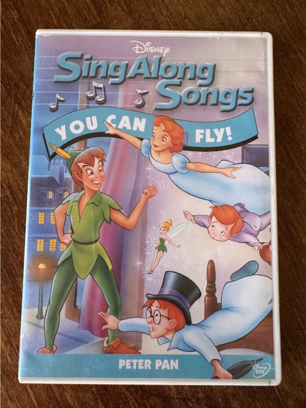 Disney Sing Along Songs Peter Pan You‎ Can Fly DVD 2005 Words Appear On Screen
